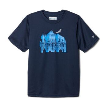 Columbia Bellator Basin, Camiseta Azul Marino Para Niño | 310429-PRE